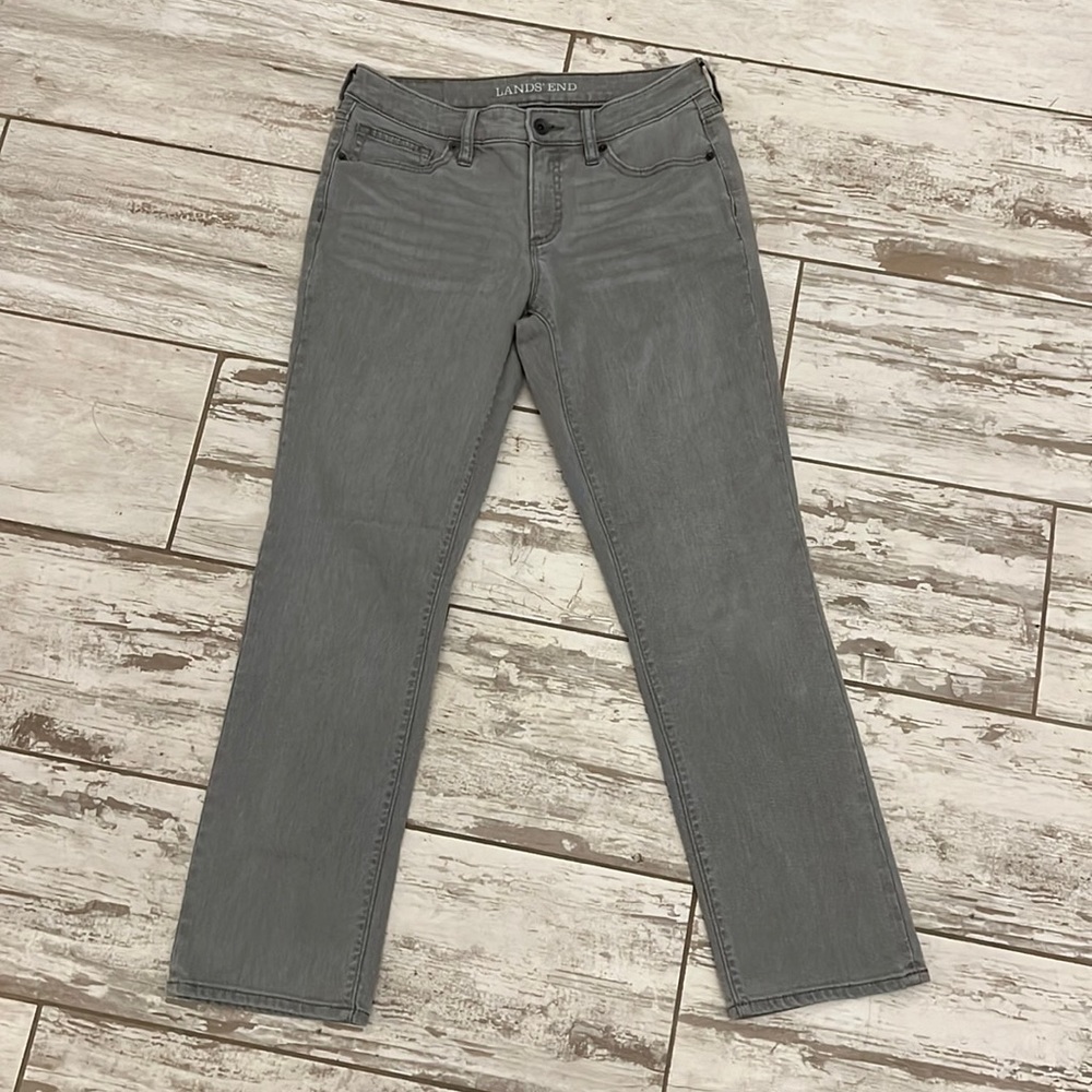 Lands’ End straight leg jeans